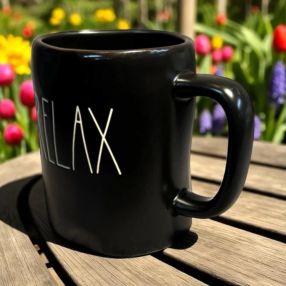 RELAX Mug Mom Gift Dad Gift Boss Gift Rae Dunn Retirement Gift Collectible NWOT